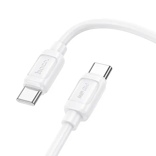 Дата кабель Hoco X115 Surpass Type-C to Type-C 60W (1m) White - фото 3
