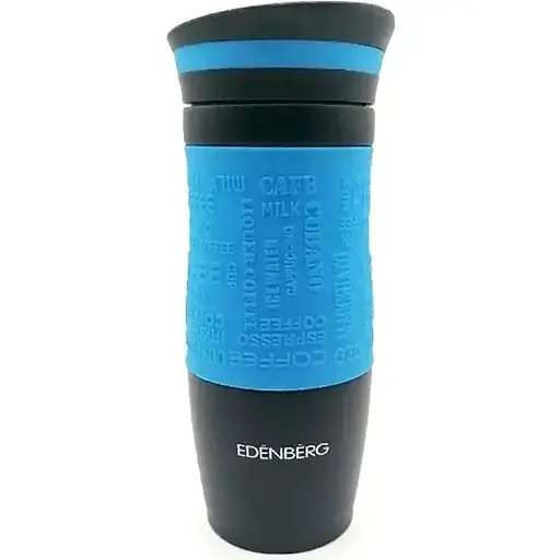 Термокухоль Edenberg з нержавіючої сталі синій 380 мл EB-624