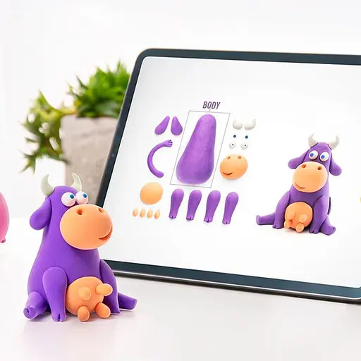 Набор пластилина Коровка Липака 30047-UA01 самозатвердевающеий - фото 5