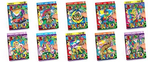 Набор творчества Фреска с песка Sand Art SA-01 Danko Toys Микс - фото 2