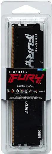 Модуль памяти DDR5 32 ГБ/5600 Kingston Fury Beast Black (KF556C40BB-32) - фото 4