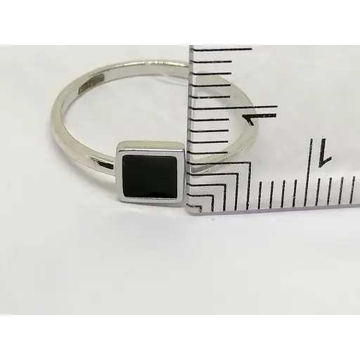 Серебряное кольцо Qvaliz с эмалью. 90101182 16 - фото 5