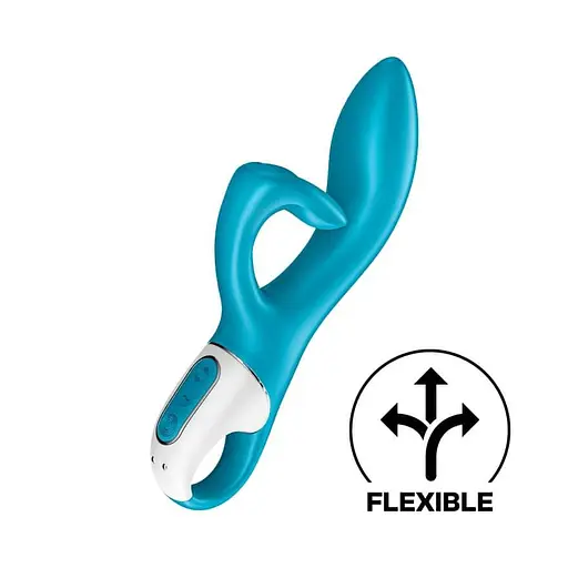 Вібратор-кролик Satisfyer Embrace Me 20.5 см бірюзовий - фото 7