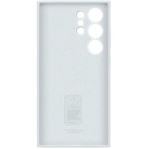 Оригинальный силиконовый чехол Samsung Silicone Case для Samsung Galaxy S24 Ultra (S928) White EF-PS928TWEGWW  - фото 3