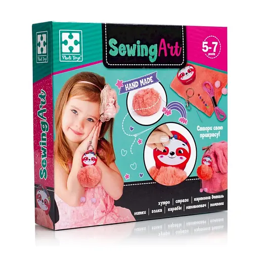 Набор для творчества "Sewing art. Sloth" VT4205-07 украшение своими руками