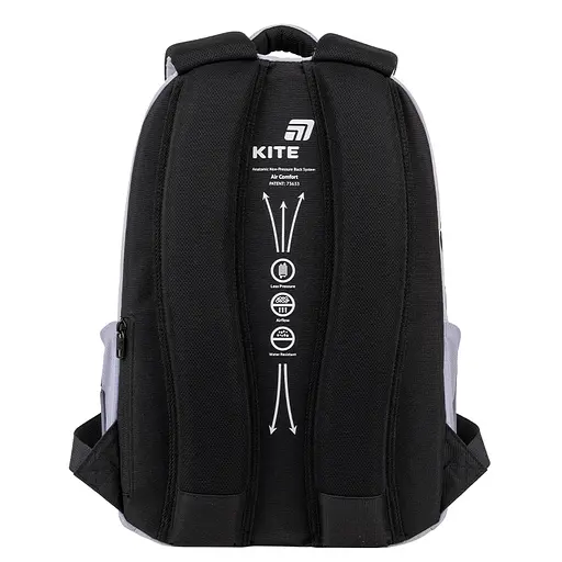 Рюкзак Kite Education teens 2587M ML Світло-сірий (ML26-2587M) - фото 7