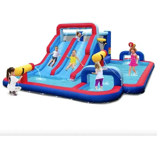 Надувний парк Costway Fun Kids із водними гірками (без вентилятора) - фото 2