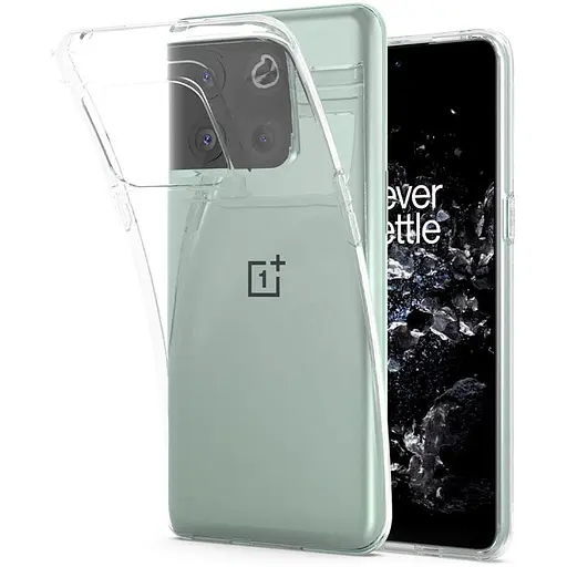 TPU чехол Epik Transparent 1.5 mm для OnePlus 10T Бесцветный прозрачный