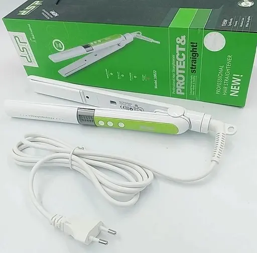 Керамічна праска для волосся DSP-10022 45 Вт Білий з Салатовим - фото 4