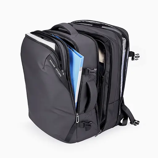 Рюкзак Mark Ryden 9993KR 29-43л с отделением для ноутбука до 17,3" и USB-портом Gray (18182) - фото 2