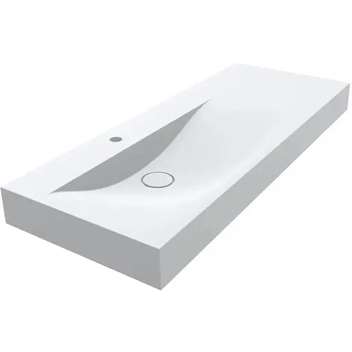 Умивальник Miraggio Viola 1200 L matt 0002661, Білий матовий - фото 1