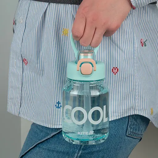 Бутылочка для воды Kite Cool 700 мл розовато-бирюзовая (K25-1217-2) - фото 7