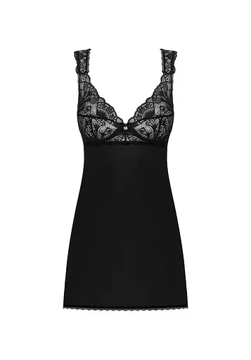 Комплект білизни Obsessive Donna Dream XL/XXL чорний - фото 5