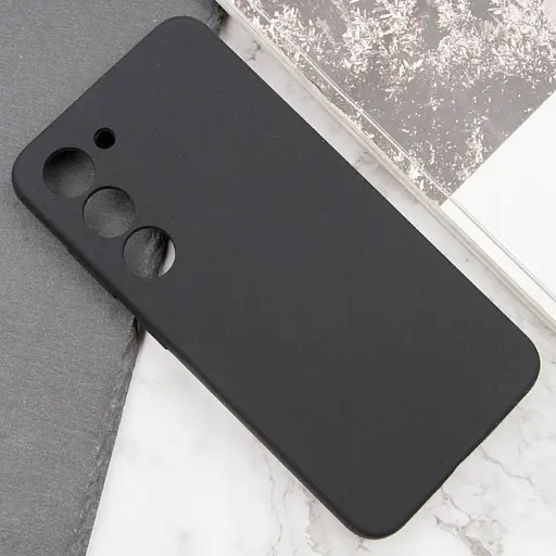 Чехол Lakshmi Silicone Cover Full Camera (AAA) для Samsung Galaxy S22 Черный / Black - фото 5