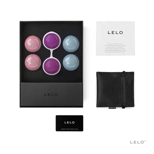 Набір вагінальних кульок Lelo Beads Plus, діаметр 3,5 см, змінне навантаження, 2 х 28 г, 2 х 37 г і 2 х 60 г - фото 4