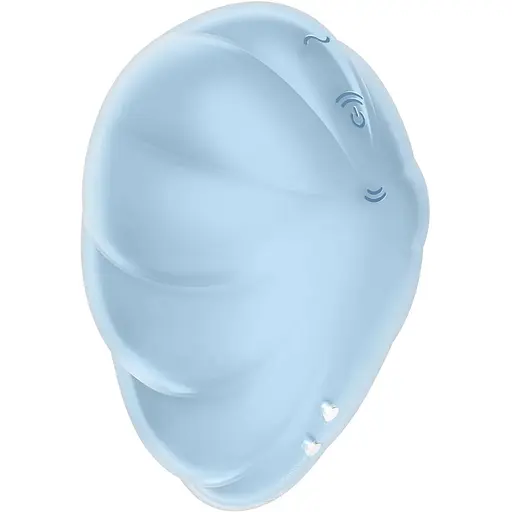 Вакуумный стимулятор с вибрацией Satisfyer Cloud Dancer Blue - фото 4