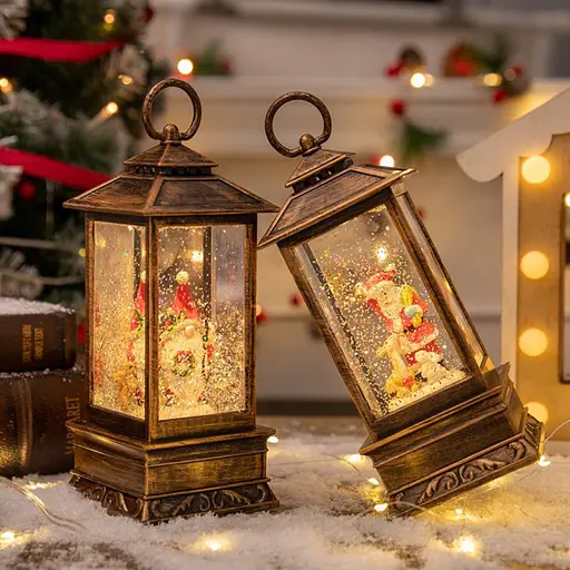 Світильник-декорехтар HC-D002 LED USB AAAх3 (9.2х9.2х22.5см) - фото 2