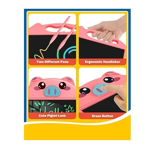 Графічний планшет Kids Pad 9" Color Piggy Pink - фото 4