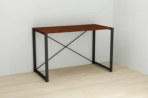 Письменный стол Ferrum-decor Серии Коннект 75x120x60 черный ДСП Венге 16мм (FRD-106172)