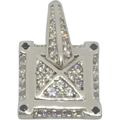 Срібна підвіска Qvaliz з фіанітами. 903-00243