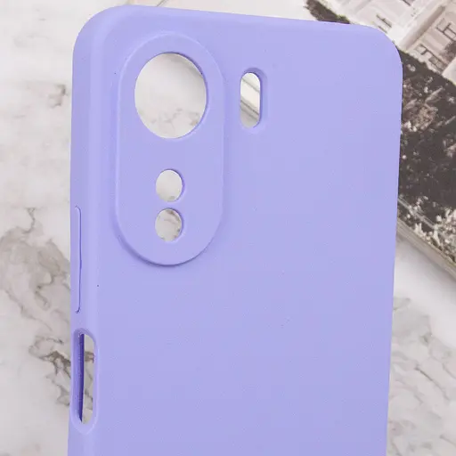 Чохол Silicone Cover Lakshmi Full Camera (AA) для Oppo A60 4G Бузковий / Dasheen - фото 7