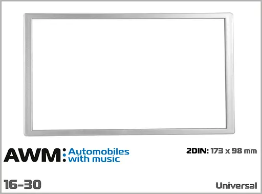 Рамка декоративная универсальная 2 DIN AWM 16-30 - фото 5