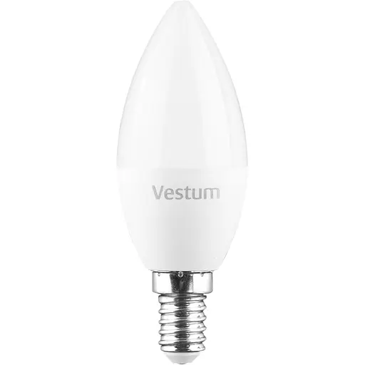 Світлодіодна лампа Vestum C37 4W 3000K 220V E14 1-VS-1308 - фото 2