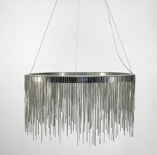 Хромована люстра з ланцюжками Ø 60 см | Арт. SP 07-600 | Line F - фото 6