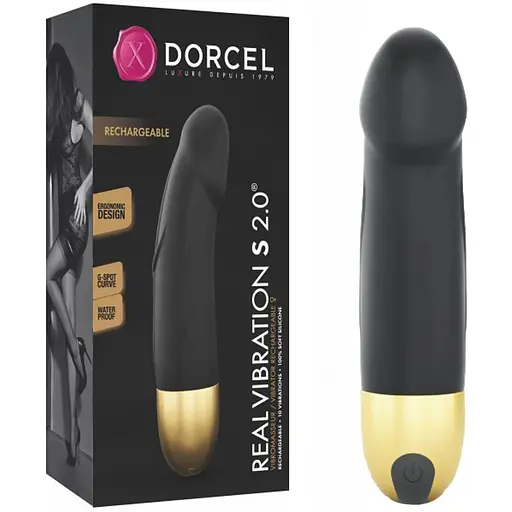 Вібратор для точки G Dorcel Real Vibration 16 см чорний
