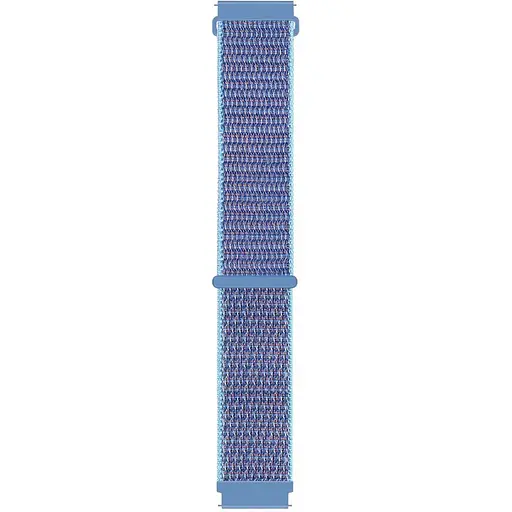 Ремешок DK CDK для Garmin Forerunner 255 / 255 Music 22mm Nylon Sport Loop (012416) (cerulean) - фото 2