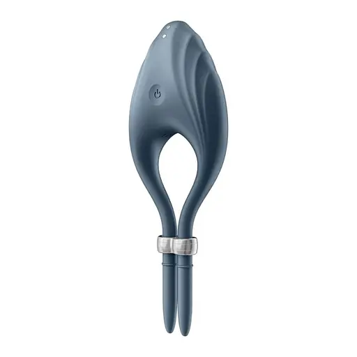 Виброкольцо Satisfyer Duelist Ring 14.2 см синий - фото 2