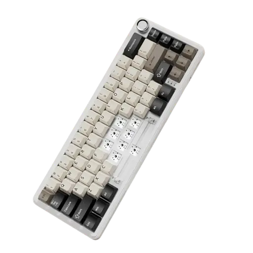 Клавиатура Attack Shark X66 RGB White Cheese - фото 3