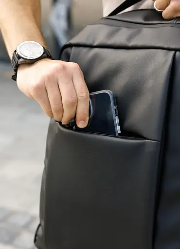 Мужской рюкзак Sambag ZARD Х черный 40 х 28 х 14 см (25428001m) - фото 9