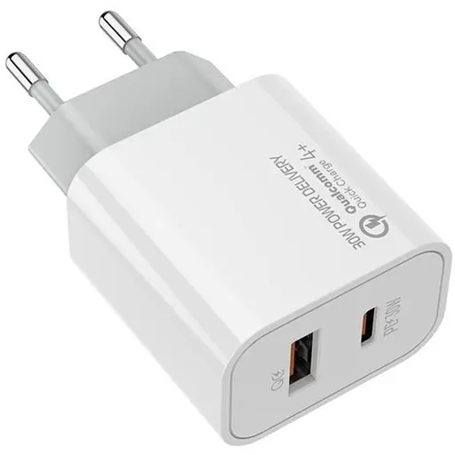 Зарядное устройство ColorWay Power Delivery Port PPS USB 30W White