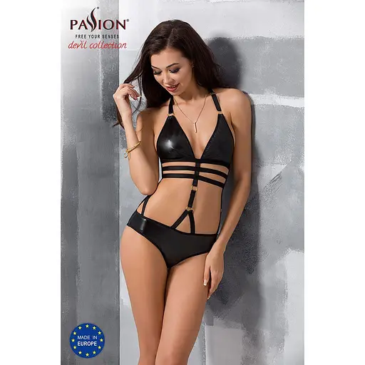 Боді монокіні під латекс LAMIS Body black - Passion Exclusive L/XL - фото 3
