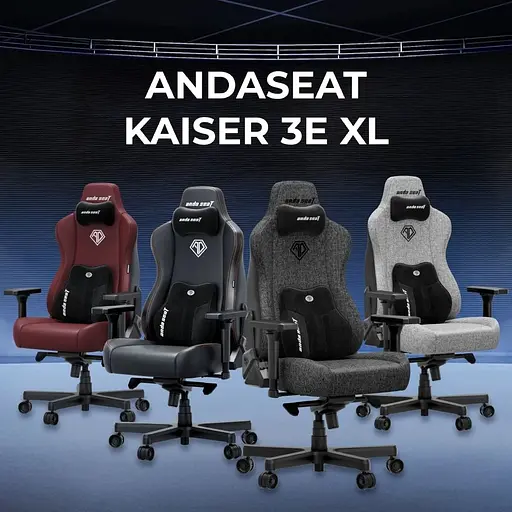 Крісло ігрове Anda Seat Kaiser 3E XL Grey Fabric (AD23YC-XL-09-G-CF-G01) - фото 10