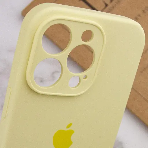 Чохол Epik Silicone Case Full Camera Protective AA для Apple iPhone 16 Pro Max 6.9 Жовтий/Mellow Yellow - фото 4