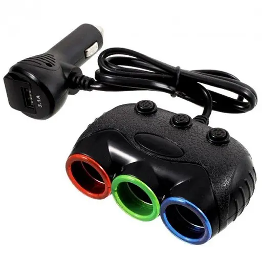 Автомобильный адаптер-хаб Olesson 1633 - фото 1