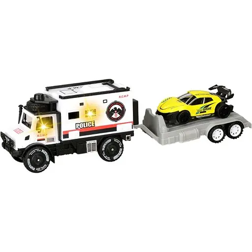 Полицейский грузовик Cars S с прицепом и спорткаром в ассортименте (CJ-4512170) - фото 2