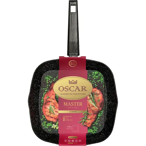 Сковорода-гриль Oscar Master 28 см (OSR-8102-28) - фото 3