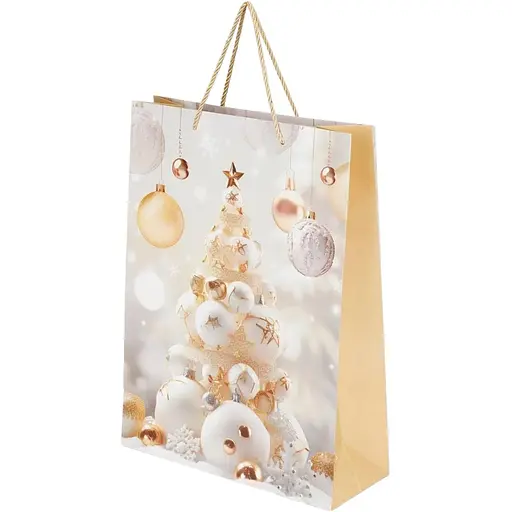 Пакет подарунковий новорічний Ялинка YY050924 Різнокольоровий (NY) - фото 1