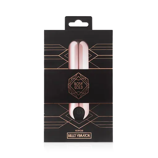Вібратор Rosy Gold Nouveau Bullet 7.5 см рожеве золото - фото 5