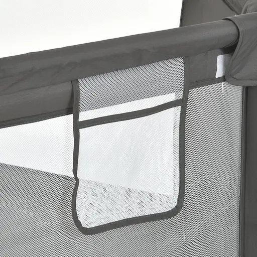 Дитячий манеж MR 1340-G, сірий, з баскетбольним кільцем - фото 3