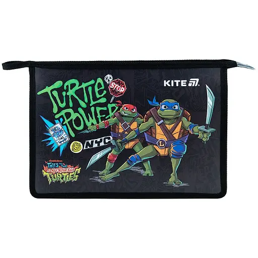 Папка Kite Ninja Turtles A4+ на молнии (NT25-428) - фото 2