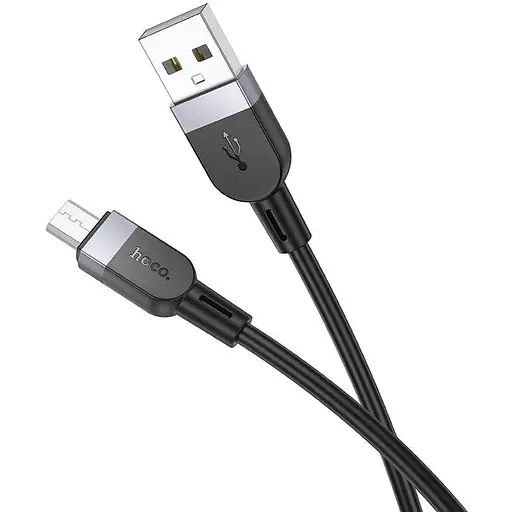 Кабель Hoco X109 Energy silicone charging data cable Micro (L=1 м) чорний