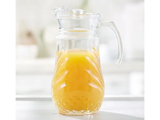 Глечик скляний з кришкою Red Cherry 1.8 л (XMK01-11) - фото 3