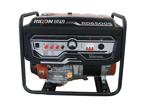 Бензиновий генератор EF Power 5,0/5,5 кВт, однофазний, ручний запуск + газова плитка Orcamp CK-505 + електричний обігрівач Gardyer HE2000 та лійка (KRD6500S(K)) - фото 2