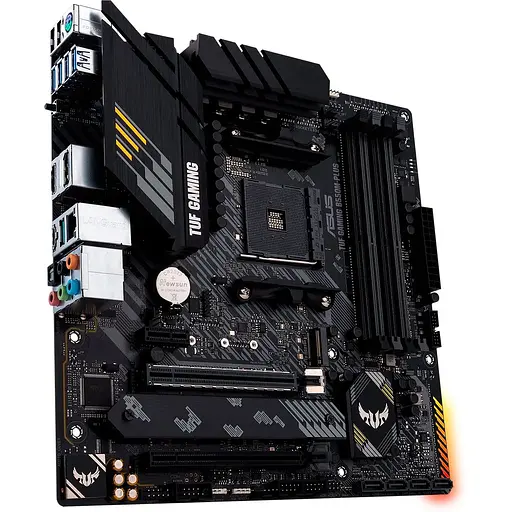Материнская плата Asus TUF Gaming B550M-PLUS sAM4 B550 4xDDR4 M.2 HDMI DP mATX - фото 3