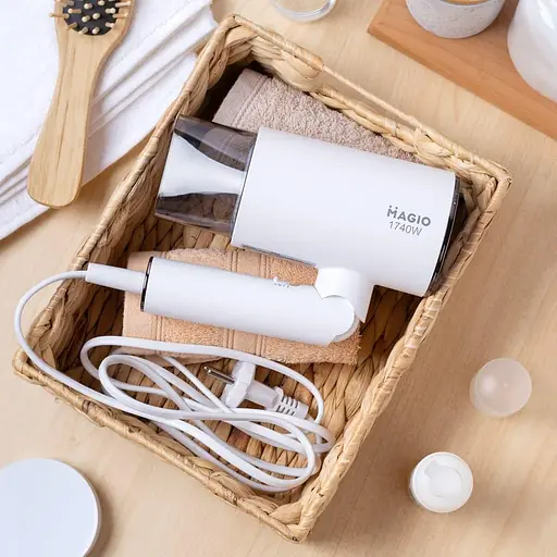 Потужний професійний складаний фен для сушіння волосся Magio MG-155 фен дорожній - фото 9