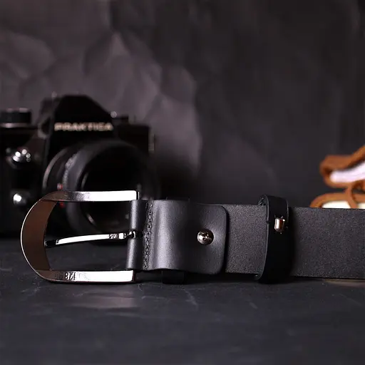 Ремінь шкіряний Grande Pelle чоловічий 3,4х120 см acs0026893 - фото 7